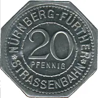 20 Pfennig - Hironimus Holzschuer Nürnberg-Fürth