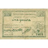 1 Peseta Caldes de Montbui