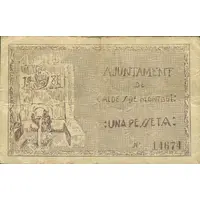 1 Peseta Caldes de Montbui