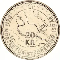 20 Kroner - Harald V 150th anniversary of DNT