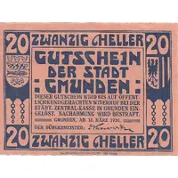 20 Heller Gmunden