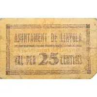 25 Céntimos Linyola