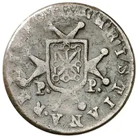 1/2 Maravedi - Fernando VII laureated head