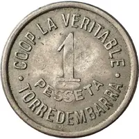 1 Peseta - Cooperativa La Veritable