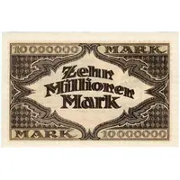 10 000 000 Mark Hugo Stinnes Linien