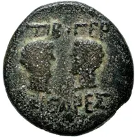 Æ28 - Tiberius ΤΙΒ ΓΕΡ ΚΑΙΣΑΡΕΣ