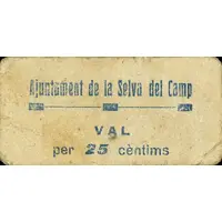 25 Céntimos La Selva del Camp