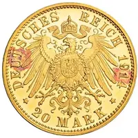 20 Mark - Louis III Pattern