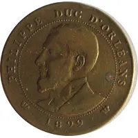 Token - Module 10 Centimes Philippe Duc d'Orleans