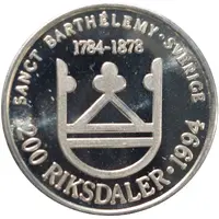 200 Francs/200 Riksdaler