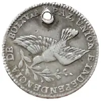 1 Sol - Andrés de Santa Cruz Commemoration of the possession of the new ruler - Monetary Medal