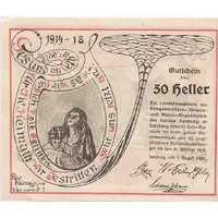 50 Heller Salzburg - Landesverband der Kriegsinvaliden