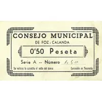 0.50 Peseta Foz-Calanda