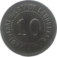 10 Pfennig - Landsberg an der Warthe