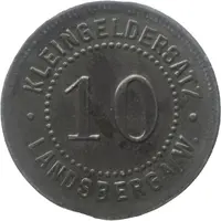10 Pfennig - Landsberg an der Warthe