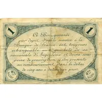 1 Franc - Chambre de commerce d'Angoulème [16] <4ème série>