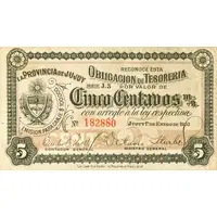 5 Centavos - Province of Jujuy