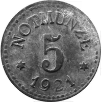 5 Pfennig - Schauenstein H. Heye Glasfabrik