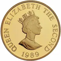 2 Pounds - Elizabeth II Royal Visit, Gold Proof Issue