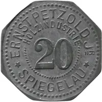 20 Pfennig - Spiegelau Ernst Petzold Jr. Holzindustrie