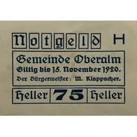 75 heller Oberalm
