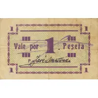 1 Peseta Gandía