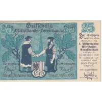 25 Pfennig Linz - Mittelstands-Wirtschafts-Genossenschaft