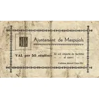 50 Céntimos Maspujols