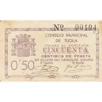 50 Céntimos Tíjola