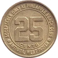 25 Cents Pineapple Beach Club, Antigua