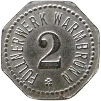2 Pfennig - Warmbrunn Füllnerwerk
