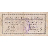 1 Peseta Vilanova de la Barca