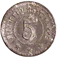 5 Pfennig - Rosenberg i. O. Andr. Pemsel