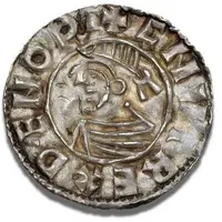 1 Penning - Cnut Aethelred II short cross imitation