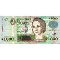 1000 Pesos Uruguayos