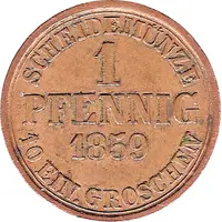 1 Pfennig - William