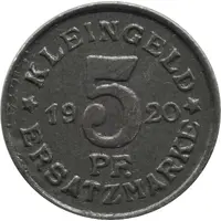 5 Pfennig - Schwäbisch Hall