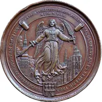 Medal - Inauguration of the Rebuilt St. Nikolai Church
