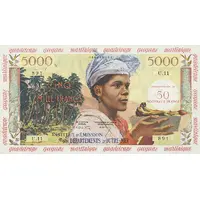 50 Nouveaux Francs / 5000 Francs