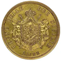 5 Lire - Joachim Murat Gold pattern