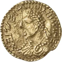 Solidus Imitation in the name of Charles the Bald, bust to left