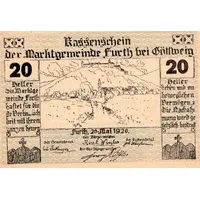 20 Heller Furth bei Göttweig, Grey green issue