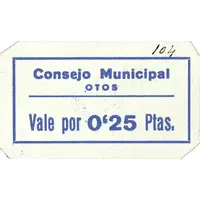 0.25 Pesetas Otos