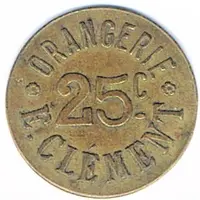 25 Centimes Orangerie E.Clément, Strasbourg
