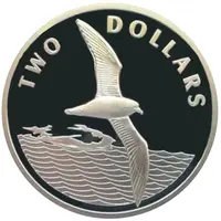 2 Dollars - Elizabeth II Cahow