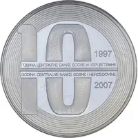 Medal - 10 years of the Central bank of Bosnia and Herzegovina