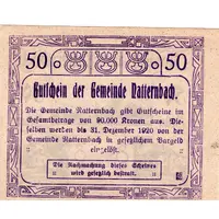 50 Heller Natternbach