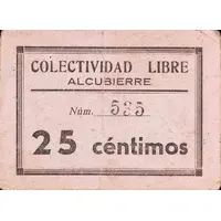 25 Céntimos Alcubierre