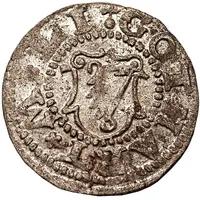 1 Schilling - Gotthard Kettler Reval, pointy bottom with falling sides