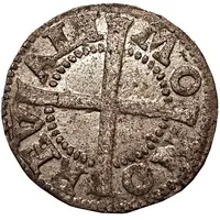 1 Schilling - Gotthard Kettler Reval, pointy bottom with falling sides